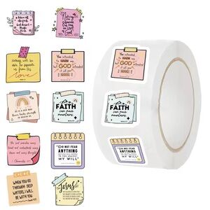 Feel Inspired & Blessed | 150 pcs | Motivational Inspirational Stickers